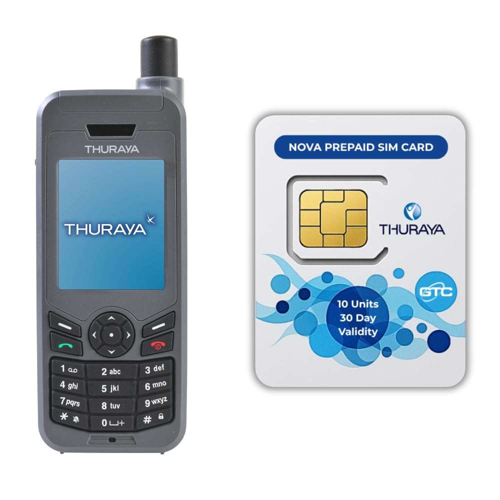 Amazon | OSAT Thuraya XT-LITE 衛星電話 & NOVA SIM 10台 (11分) 365